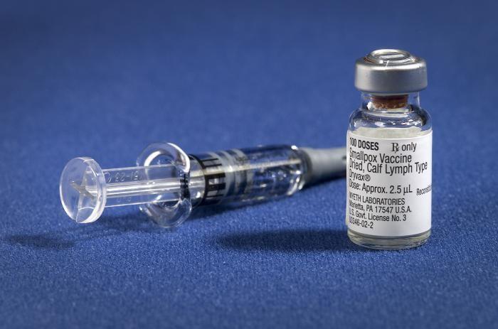 vyrobená z telecí lymfy (obsahuje antibiotika) po vyhlášení docílení eradikace