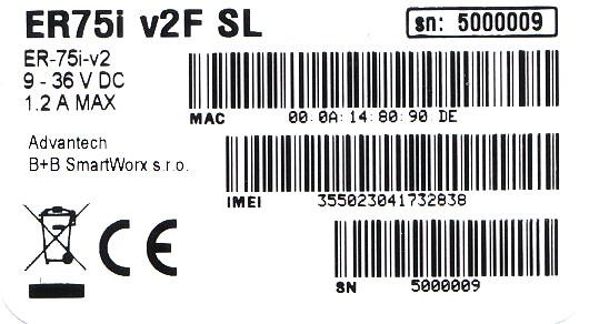 ER75i v2b SL ER-75i-v2 Basic verze v kovovém krytu ER75i v2f ER-75i-v2 Full verze v plastové krabičce ER75i