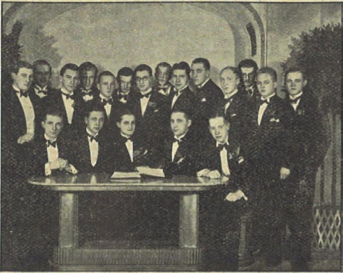 z archivu Studenti na Všetechnickém rautu 1932 Kolejáci v čítárně Masarykovy koleje na Hradčanech (20.