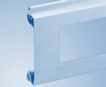 profil 80 mm 84 mm každý další profil 97,5 75,0 Hmotnost pláště kg/m 2 6,5 6,7 Volný ventilační průřez plochy
