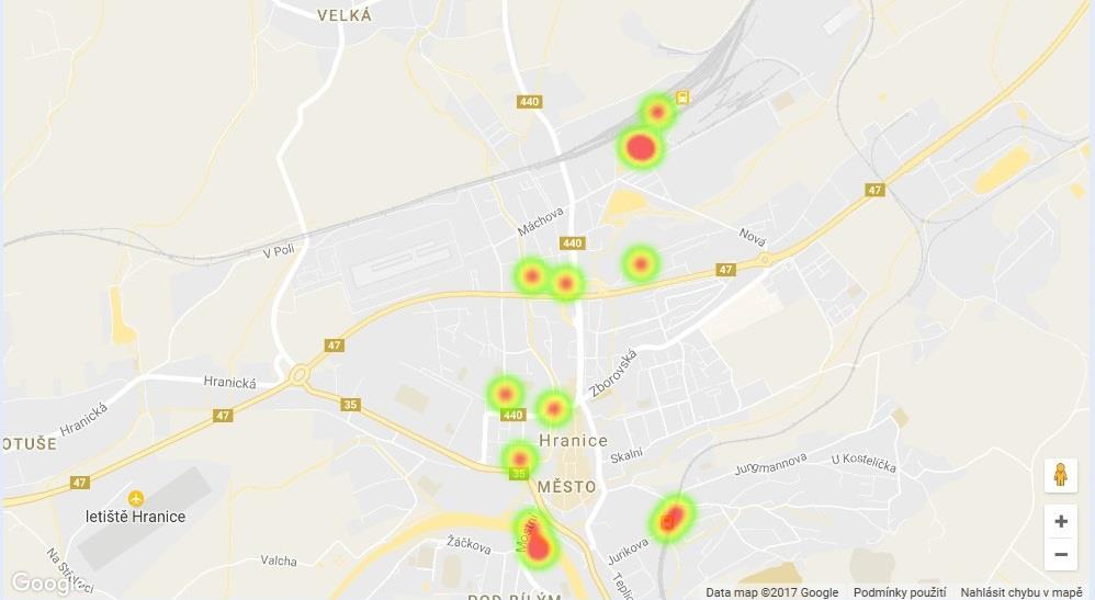 V roce 2016 bylo provedeno strážníky městské policie 98 preventivních kontrolních akcí.