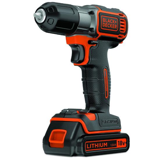 998 Bodů Air Miles Objednací číslo 000340 Objednací číslo 101908 Vrtací šroubovák BLACK & DECKER Akumulátorový vrtací šroubovák s technologií Autoselect & Autosense. Spojka: 16/28 Nm.