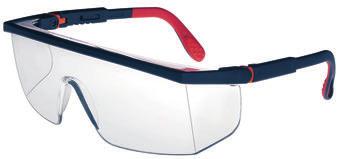 Dílenské, montážní a laboratorní provozy, jako i brýle pro návštěvníky. Ochranné brýle MAX C4 / MAX Z8 68248 typ MAX Z8 Ramínka z robustního kovu.
