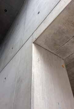 9 Recesses in the slab construction problematic places in the architectural slab construction: a) insufficiently cleaned slabs before concreting around