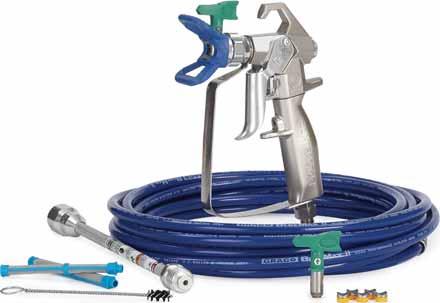 PŘEHLEDNÁ TABULKA AIRLESS PISTOLÍ Contractor FTx Contractor Inline Silver Plus Silver Flex TexSpray Modrá TexSpray Inline VLASTNOSTI Max.