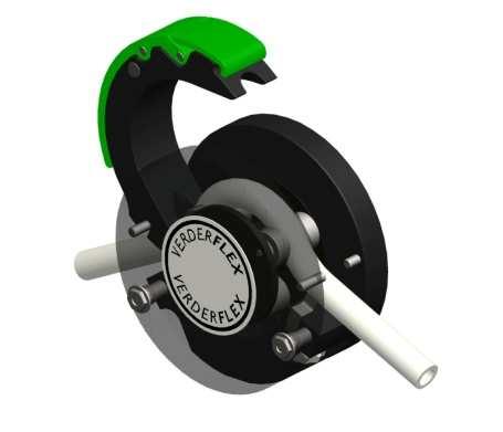 Tlak až 2 bary (29 PSI) 3. Typické použití v: - Tiskárenský průmysl - Dávkování - Průmyslové mytí 7.4.2 Instalace hadice 1.