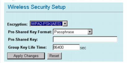 5.5 WPA2 PSK/EAS Pro síť využívající zabezpečení WPA2 PSK/EAS, jejíž schéma je na obrázku č.