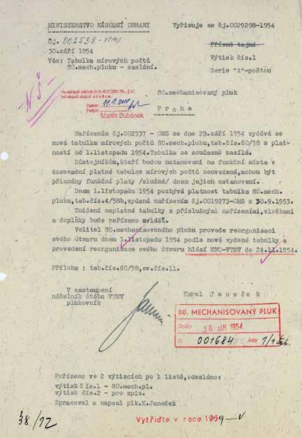 107 1954, 30. září, Praha Tabulky mírových počtů 80.
