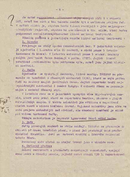 195 Poznámky k práci bigbeatových skupin jako jednomu z oborů lidově umělecké tvořivosti. (VÚA-VHA Praha, fond MNO 1964, HPS, kart.