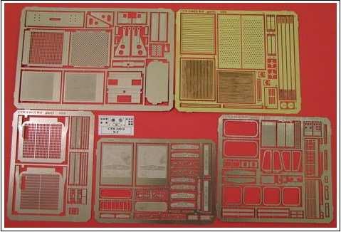 This set contains all parts for White Freightliner WFT and Freightliner FLT from cab exterior and interior to chassis parts together with