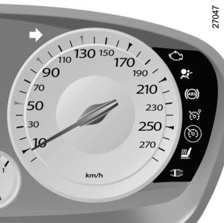 REGULÁTOR A OMEZOVAČ RYCHLOSTI: funkce omezovače (1/3) 2 3 4 5 6 1 Omezovač rychlosti je funkce, která Vám pomůže, abyste nepřekračovali zvolenou rychlost jízdy zvanou omezená rychlost.