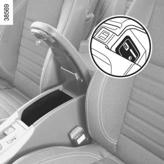Ovládání integrované v handsfree sadě telefonu U vozidel, která jsou jím vybavena, použijte mikrofon 6 a ovládání pod volantem 4.