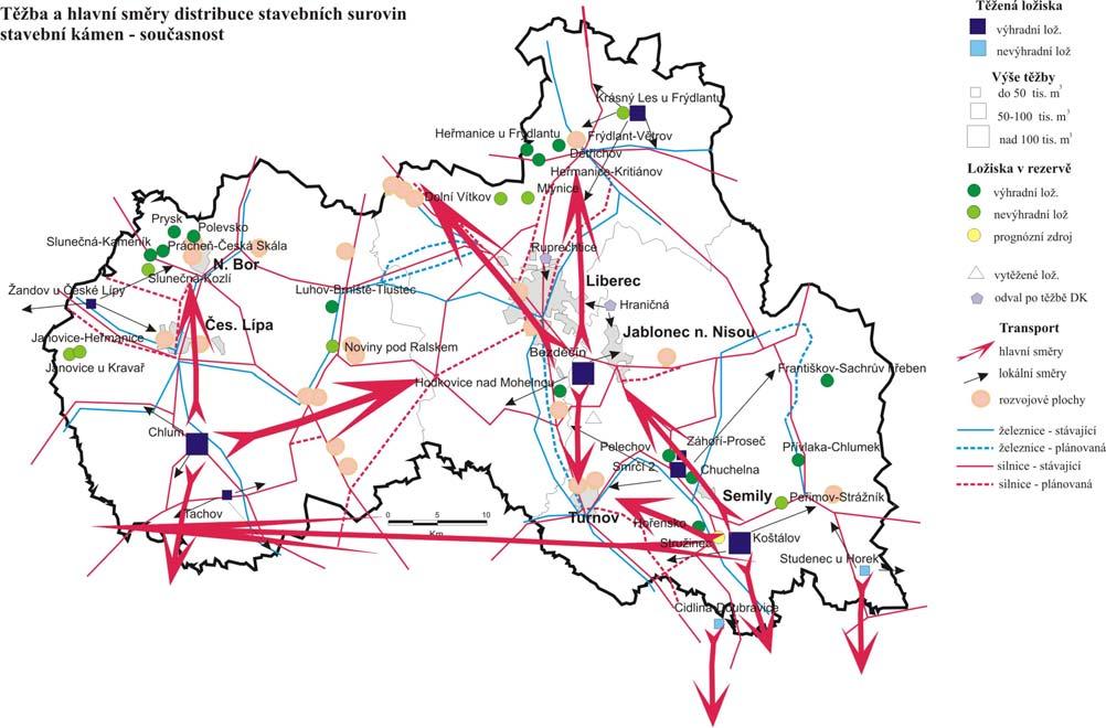 v minulosti provedeném ložiskovém průzkumu, popř. informaci o historické těžbě, při které byla většina zásob vydobyta.