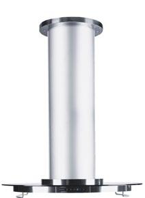 uhlíkových filtrů, FW-K240 - není součástí balení Výkon odsávání do komína dle volby rychlosti ventilátoru: 1/230, 2/369, 3/514, 4/750 m 3 /hod Hlučnost při odsávání do komína: 1/41, 2/45, 3/50,2,