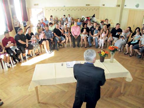 Během několika dnů se naše obec, co se týká počtu obyvatel, rozroste několikanásobně.