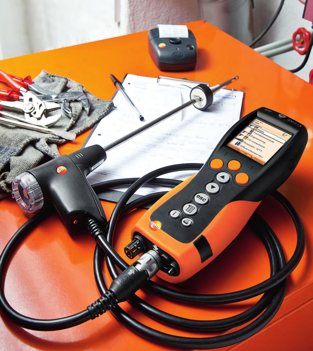 Všechny měřicí přístroje pro otopná zařízení naleznete zde: www.testo.