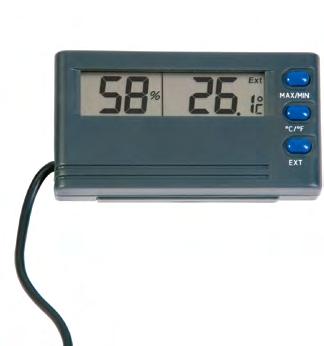 Teplotu môžete merať aj s interným senzorom, ktorý meria v rozpätí od 0 do 50 C.