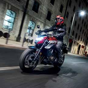 Ale model CB650F má sílu a vzhled, se kterým všechno překoná.