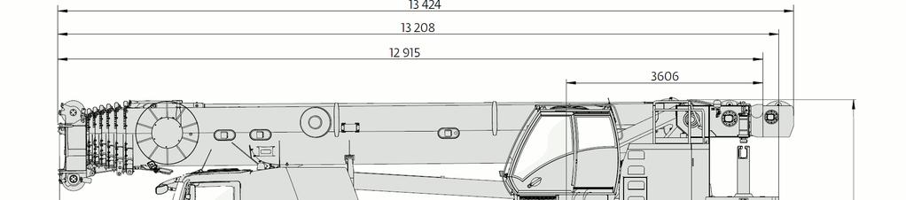 Základní rozměry: 6 Ra = poloměr když jsou natáčena všechna