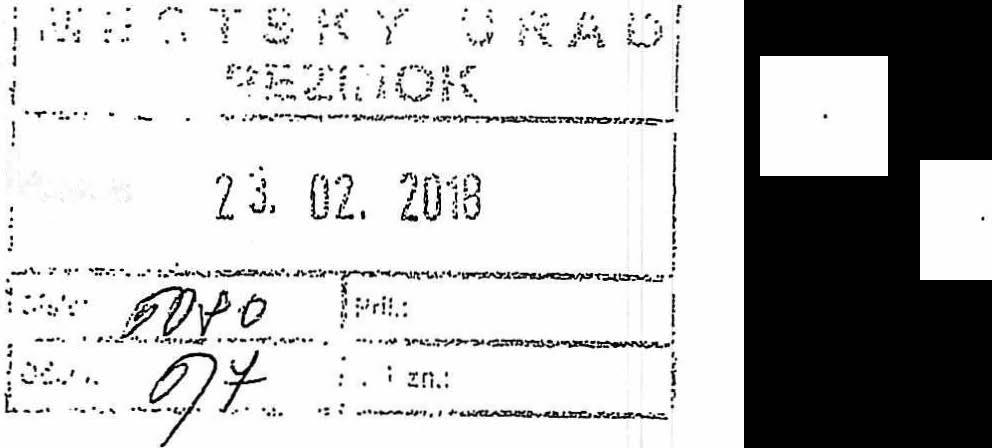 5/76-UR/1027-19559/2017-1'8. Týmto ako účastník vyššie označeného územného konania podávam odvolanie voči Ozemnému rozhodnutiu Mesta Pezinok - Stavebného úradu zo dňa 15.01.2018, zn.
