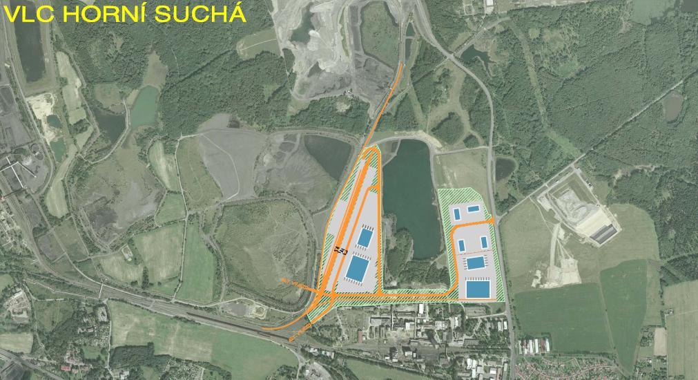 VLC Horní Suchá je napojeno na ostatní území především prostřednictvím silnice I/11, která je vedena správním územím sousedního Havířova a navrhuje se přeloţit její trasu do nové polohy přes katastr