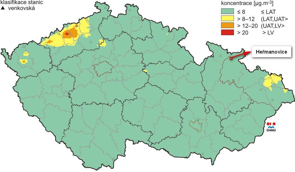 Rozptylová studie pro obec Heřmanovice str. 17 z 41 Obr.