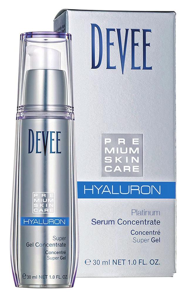 Platinum Serum Concentrate Vysoko koncentrované protivráskové sérum kombinuje vysoko a nízkomolekulárnu hmotnosť kyseliny hyalurónovej s dlhodobou ochrannou pred negatívnymi vplyvmi životného