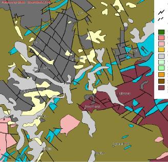 C.II.4.2. Geologická stavba Z geologického hlediska je území součástí Plzeňské pánve, jejíž stavba odpovídá komplikované příkopové propadlině vyplněné sedimenty permokarbonského stáří.