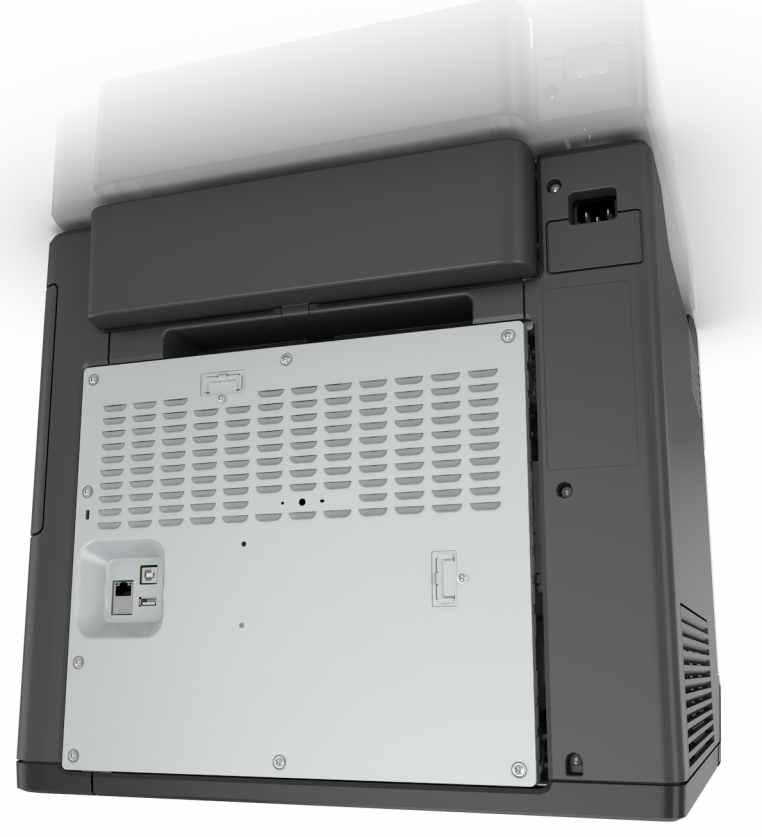 Informace o tiskárně 12 Tlačítko Funkce 1 Port Ethernet Připojte tiskárnu k síti.