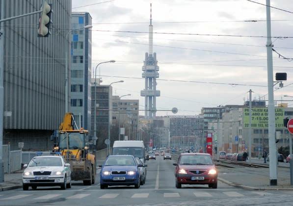2 Olšanská ulice Seifertova ulice 2.3 Skladba dopravního proudu vozidel v pracovních dnech Ve skladbě dopravního proudu výrazně převažují osobní automobily.