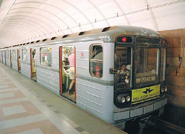 3 Vozový park metra k 31.12.