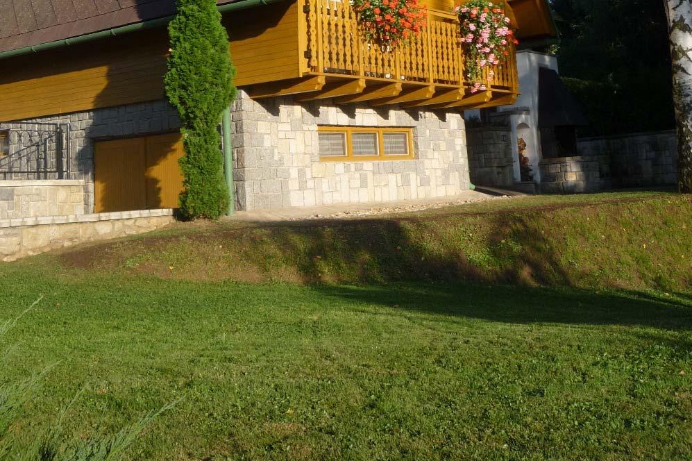Chatová osada Vysočina II východně od Jihlavy, dojezdová vzdálenost 10 km URČENO K
