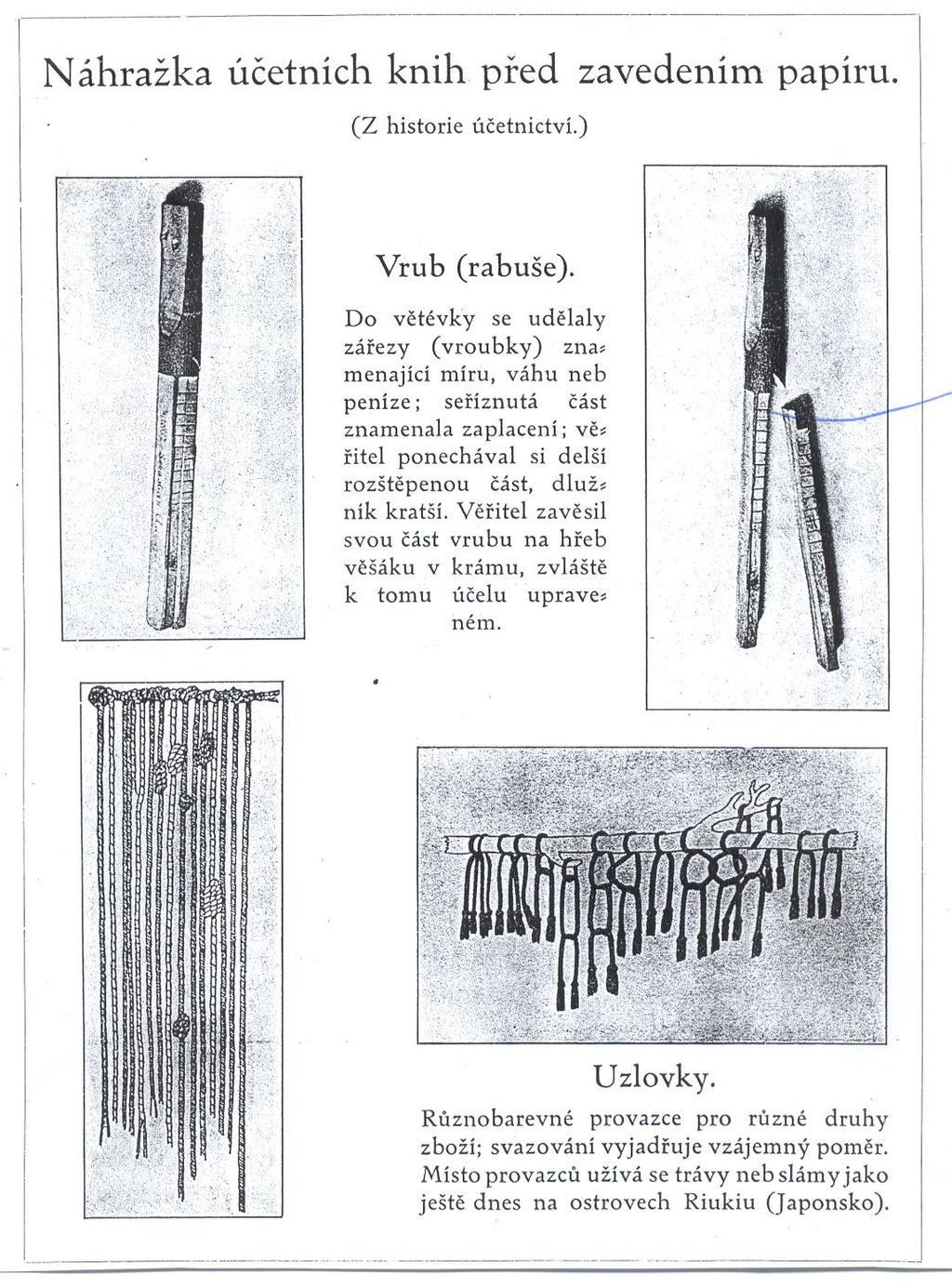 Nejstarší záznamy máme v Babylóně z let 3600 před Kristem., (zápisy na hliněných tabulkách), dále v Egyptě, 4 tis. let před Kristem, (účetní zápisy na papyru).