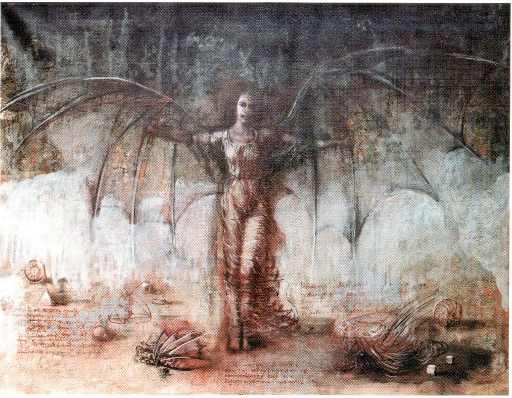 Obrázek 13: Íkaros Leonarda da