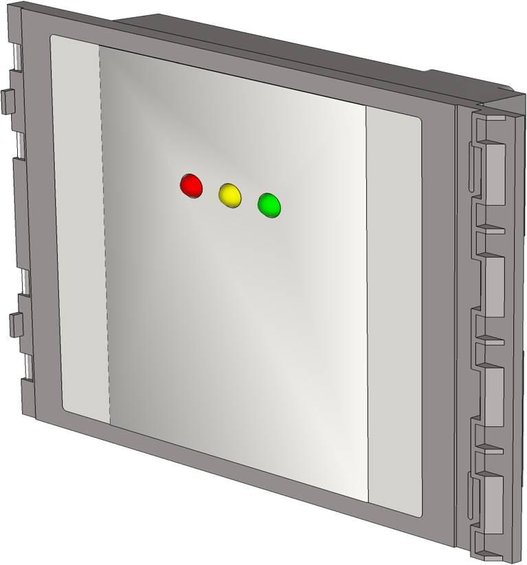 2 Charakteristika modulů Čtecí moduly MREM 58 SferaON 1) (čtečky 125kHz s integrovaným kontrolérem pro jedny dveře) jsou určeny pro připojení na sběrnici RS 485 přístupového systému APS mini Plus,