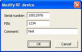 číslicemi. PIN je v defaultu nastaven na 1234.