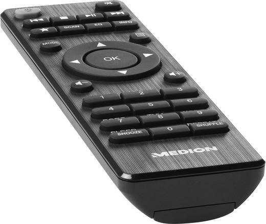 5 INFO: Přepínání mezi provozními informacemi / funkce WPS. 6 Vstup pro připojení sluchátek. 7 USB port. 8 FAV: Ukládání a vyvolání oblíbených stanic do/z paměti. 9 MODE: Výběr zdrojového režimu.