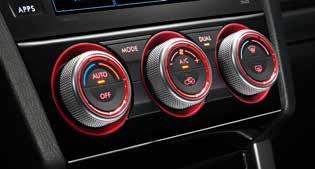 Kožené čalounění sedadel WRX STI* 2 Sedadla mají na kvalitu jízdy nemalý vliv, přesto jsou často opomíjena.