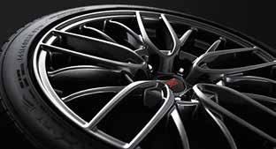 18" litá kola (v modrošedém metalickém odstínu) Brzdy Brembo * 1 Velký zadní spoiler Vnitřní nerezové