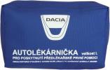 Sada povinné výbavy Dacia 77 11 596 329 Sada obsahuje: autolékárničku, výstražný trojúhelník,