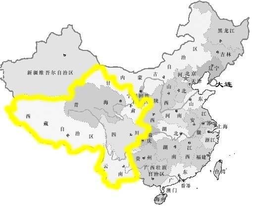 Figure 1. Tibetan-populated areas Primary school education is the most widely distributed basic education organization in China.