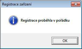 Na posledním okně zadejte aktivační kód, který jste obdrželi od naší společnosti a klikněte na [OK].