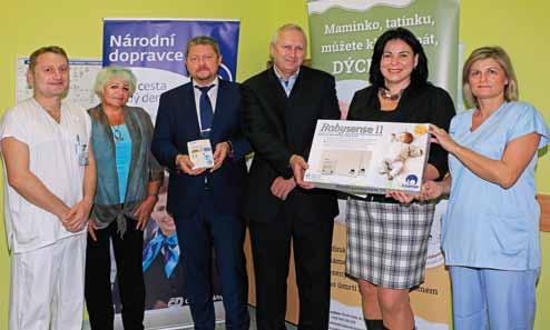 České dráhy předaly od roku 2009 monitory dechu do celkem třiceti tří zařízení v Čechách a na Moravě.