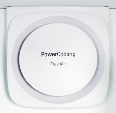 Aktivní uhlíkový filtr FreshAir je integrován do směrového ventilátoru PowerCooling, kde zbavuje proudící vzduch případné