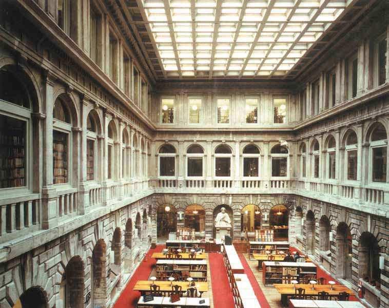 1605 v Římě knihovna augustiniánského řádu