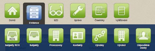 2.4.6. Ovládání nabídkového menu Nabídkové menu se ovládá myší. Umístěním kurzoru myši nad volbu v hlavním menu se políčko probarví jinou barvou a pod ním se zobrazí ( rozbalí ) na řádku další volby.