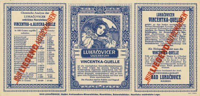 Pro plnění minerální vody se začaly namísto keramických používat skleněné lahve o objemu 1,5 l. 1852 Postavena nová plnírna Vincentky.