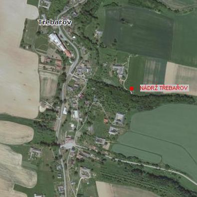 SITUACE UMÍSTĚNÍ NÁDRŽE: Obr. č.