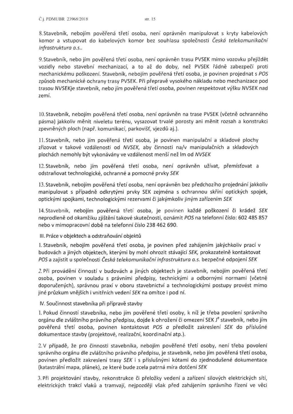 Čj. PDMUBR 23968/2018 str. 15 8.