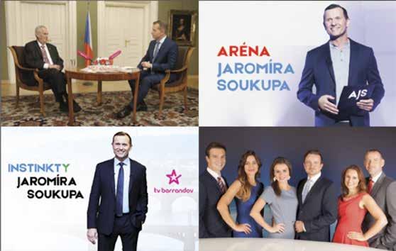 Celoplošná televizní stanice vysílající od roku 2009. TV Barrandov, v současnosti čtvrtá nejsledovanější televize v České republice, je plnoformátová stanice se sledovaností přes šest procent.